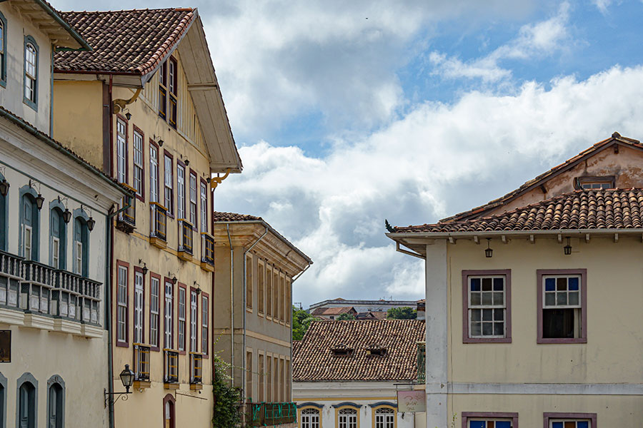 Praça Tiradentes em Ouro Preto